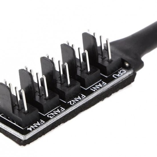 Alfais 4353 Fan Çoklayıcı 4 Port Y PWM Splitter 4 pin