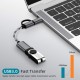 Alfais 4901 Usb 3.0 Otg To Type C Micro Usb Data Şarj Çevirici Dönüştürücü Adaptör