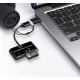 Alfais 5256 Type-C Micro Usb 3in1 Sd Micrsd Kart Okuyucu Otg Çevirici Kablosu