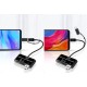 Alfais 5256 Type-C Micro Usb 3in1 Sd Micrsd Kart Okuyucu Otg Çevirici Kablosu