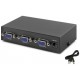 Alfais 4512 Vga Splitter Switch 2 Port 200Mhz Çoklu Ekran Çoklayıcı