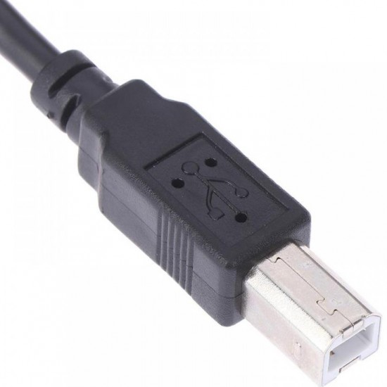 Alfais 5263 Usb Printer Yazıcı Panel Tipi Vida Girişli Bağlantı Kablosu 50cm