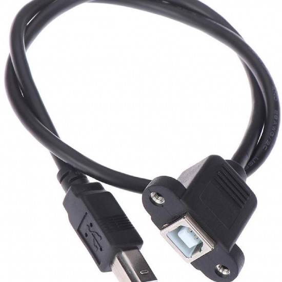 Alfais 5263 Usb Printer Yazıcı Panel Tipi Vida Girişli Bağlantı Kablosu 50cm