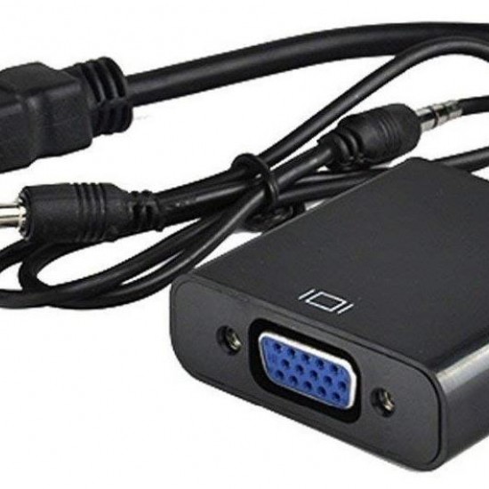 Alfais 4488 Hdmi To Vga Ses Destekli Monitör Dönüştürücü Kablo Çevirici Adaptör Alfais 4488 Hdmi To Vga Ses Destekli Monitör Dönüştürücü Kablo Çevirici Adaptör
