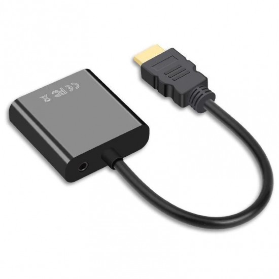 Alfais 4488 Hdmi To Vga Ses Destekli Monitör Dönüştürücü Kablo Çevirici Adaptör Alfais 4488 Hdmi To Vga Ses Destekli Monitör Dönüştürücü Kablo Çevirici Adaptör