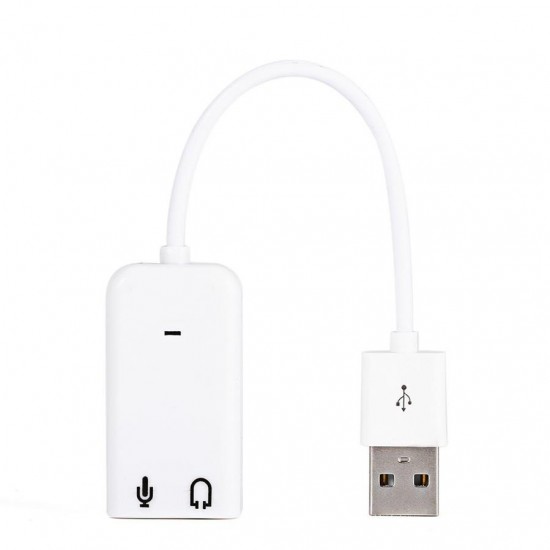 Alfais 4505 Harici Kablolu 7.1 Usb Ses Kartı 3.5mm Mikrofon Çevirici Dönüştürücü Adaptör