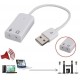 Alfais 4505 Harici Kablolu 7.1 Usb Ses Kartı 3.5mm Mikrofon Çevirici Dönüştürücü Adaptör