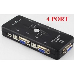 Alfais 4210 4 Port USB to KVM Switch Çoklayıcı Kasa Çoğaltıcı