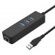Alfais 4263 Usb 3.0 To Ethernet Gigabit Rj45 3 Port Hub Çoklayıcı Adaptör