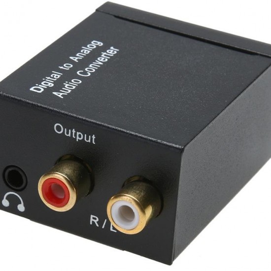Alfais 5057 Dijital To Analog 3.5mm Optik Ses Tos Çevirici Dönüştürücü Adaptör