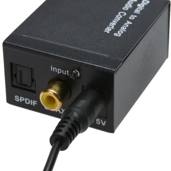 Alfais 5057 Dijital To Analog 3.5mm Optik Ses Tos Çevirici Dönüştürücü Adaptör
