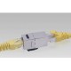 Alfais 4380 Cat6 Jack İnternet Kablo Birleştirici Rj45 Metal Dişi Dişi Ekleme Aparatı