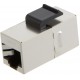 Alfais 4380 Cat6 Jack İnternet Kablo Birleştirici Rj45 Metal Dişi Dişi Ekleme Aparatı
