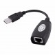 Alfais 4406 4 Port Cat Rj45 Usb Hub Ek Uzatma Extender (50 Metre)