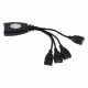 Alfais 4406 4 Port Cat Rj45 Usb Hub Ek Uzatma Extender (50 Metre)
