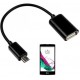 Alfais 4940 Micro Usb To Usb Çevirici Dönüştürücü Otg Klavye Mouse Flash Bağlantı Kablosu