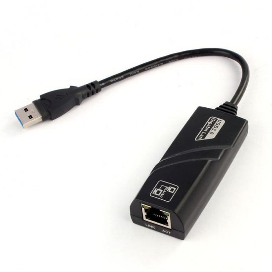 Alfais 4939 Usb 3.0 To Ethernet Çevirici Dönüştürücü Adaptör (Gigabit destekli)