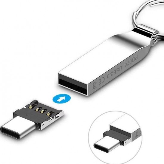Alfais 4497 Type C To Usb Çevirici Mini Dönüştürücü Adaptör