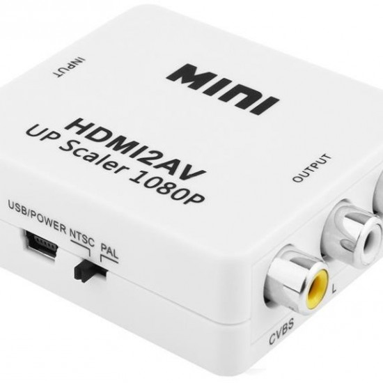 Alfais 4552 Hdmi To Av Rca Tos Çevirici Dönüştürücü Adaptör