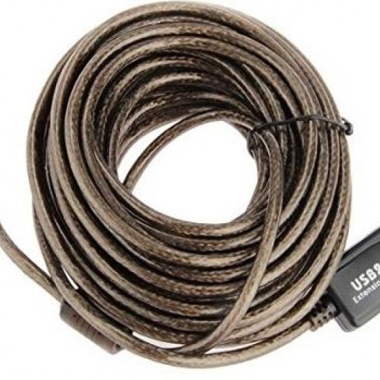 Alfais 4637 Aktif USB Uzatıcı Uzatma Kablosu 10 Metre