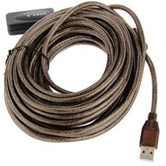 Alfais 4637 Aktif USB Uzatıcı Uzatma Kablosu 10 Metre