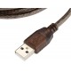 Alfais 4637 Aktif USB Uzatıcı Uzatma Kablosu 10 Metre
