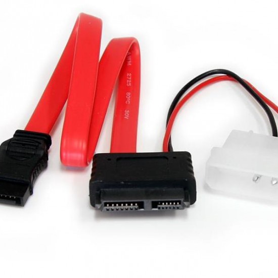 Alfais 4660 Sata 7 + 6 Pin Soket Slim Data Power Disk HDD Kablosu