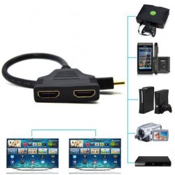 Alfais 4664 2 Port Hdmi Splitter Switch Çoklayıcı Çoklu Ekran