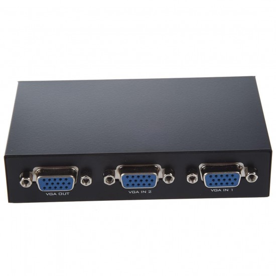 Alfais 4675 Vga Switch Çoklayıcı Çoğaltıcı (1 Ekran - 2 Kasa)