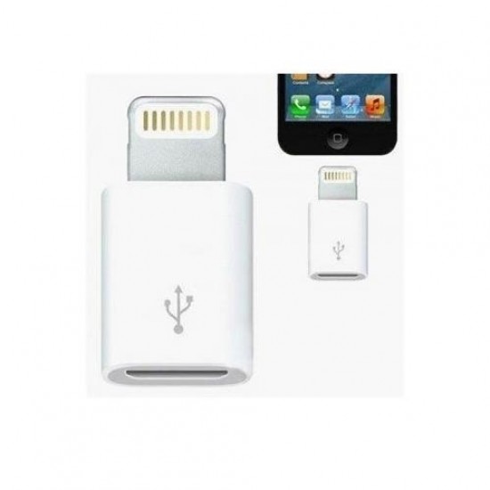Alfais 4520 Micro Usb Apple iPhone Lightning Çevirici Dönüştürücü Adaptör