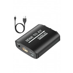 4334 Hdmi To Av Rca Tos Çevirici Dönüştürücü Adaptör