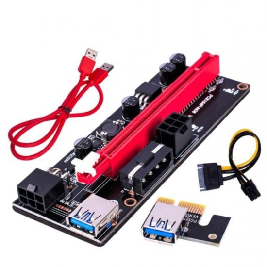 4842 Pcı E Express 1x To 16x Usb 3.0 009s Riser Yükseltici Uzatma Kartı 008s
