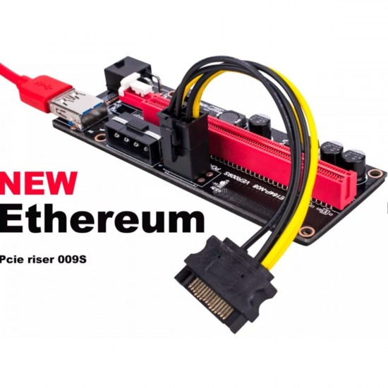 4842 Pcı E Express 1x To 16x Usb 3.0 009s Riser Yükseltici Uzatma Kartı 008s