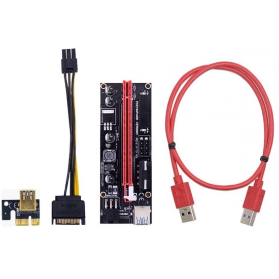 4842 Pcı E Express 1x To 16x Usb 3.0 009s Riser Yükseltici Uzatma Kartı 008s