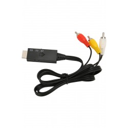 4875 HDMI to RCA AV 4K30Hz Çevirici Dönüştürücü Adaptör