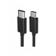 4244 Type-C to Micro USB Çevirici Dönüştürücü Kablo 80 cm