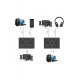 Alfais 6077 Ses Kulaklık Hoparlör 2 Port Aux Switch Çoklayıcı Çevirici 3.5mm Stereo Audio Seçici