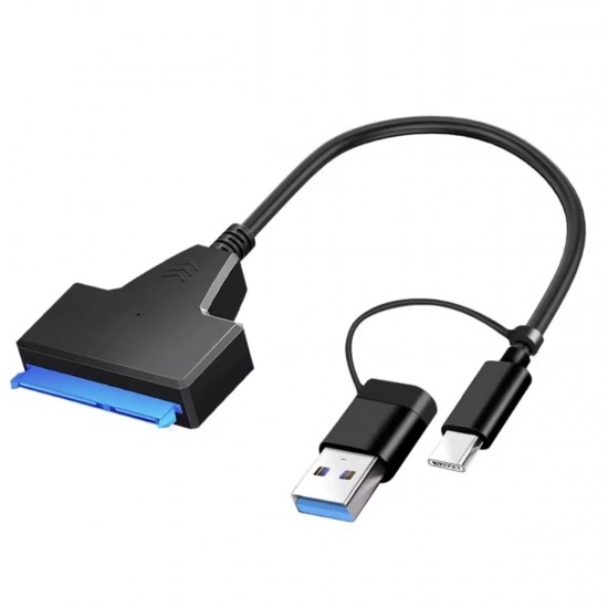 4204 2in1 USB 3.0 Type-C To 2.5 inç Sata Hdd Ssd Çevirici Dönüştürücü