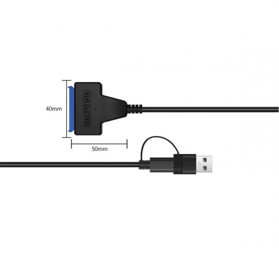 4204 2in1 USB 3.0 Type-C To 2.5 inç Sata Hdd Ssd Çevirici Dönüştürücü