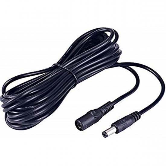 Alfais 4382 Dc Adaptör Uzatma Kablosu 1 Metre 5.5mm x 2.1mm Dişi Erkek
