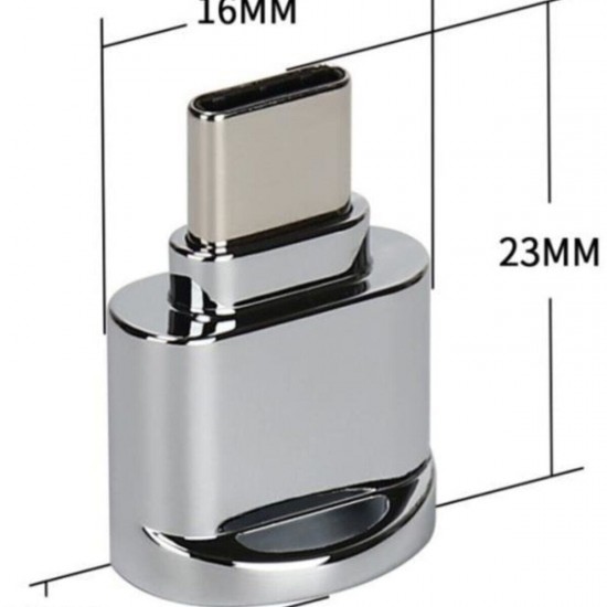 4477 Usb Type C 3.1 To Micro Sd Otg Hafıza Kartı Çevirici Dönüştürücü Adaptör