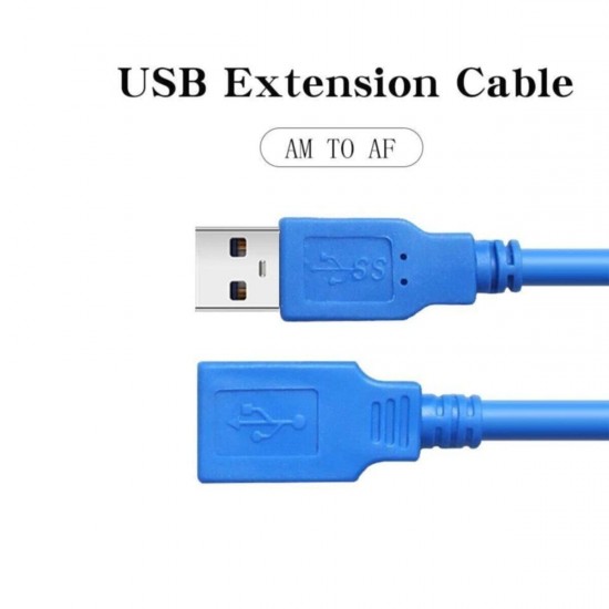 Alfais 4626 Usb 3.0 Dişi Erkek Uzatma Uzatıcı Ara Bağlantı Kablosu 1 Metre