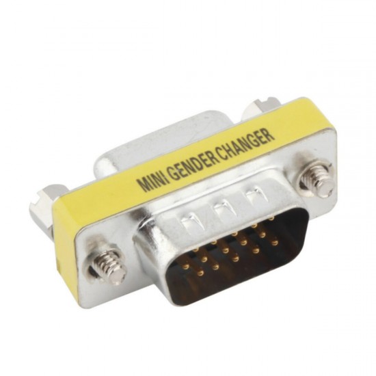 Alfais 5222 Vga Dişi Erkek 15 Pin Çevirici Dönüştürücü Adaptör Konnektörü