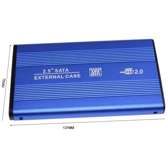4298 Usb 2.0 Sata Harici 2.5 Hdd Harddisk Kutusu Mavi