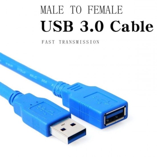 Alfais 4626 Usb 3.0 Dişi Erkek Uzatma Uzatıcı Ara Bağlantı Kablosu 1 Metre