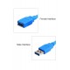 Alfais 4626 Usb 3.0 Dişi Erkek Uzatma Uzatıcı Ara Bağlantı Kablosu 1 Metre