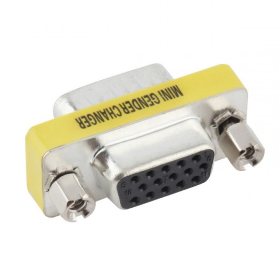 Alfais 5222 Vga Dişi Erkek 15 Pin Çevirici Dönüştürücü Adaptör Konnektörü