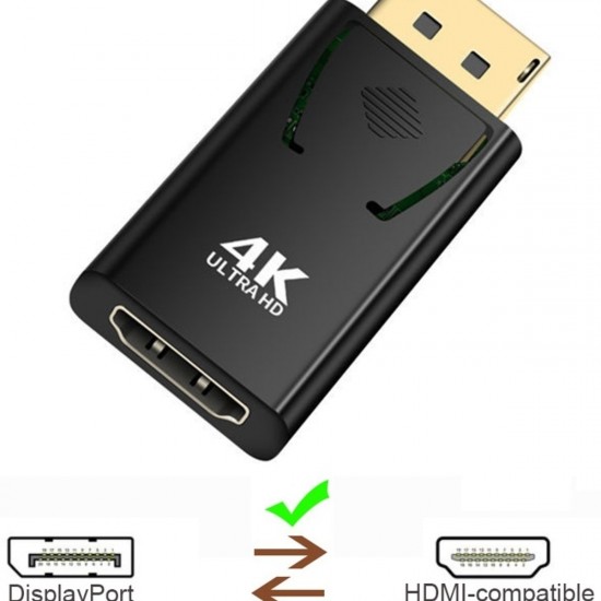 4946 4k Destekli Displayport Hdmi Çevirici Dönüştürücü Adaptör